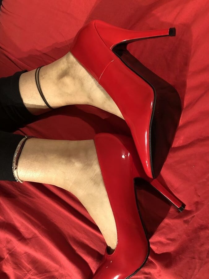 New Red High Heel Pumps