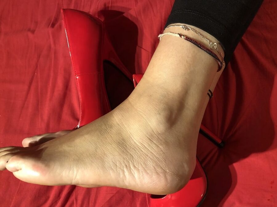 New Red High Heel Pumps