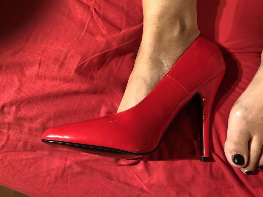 New Red High Heel Pumps