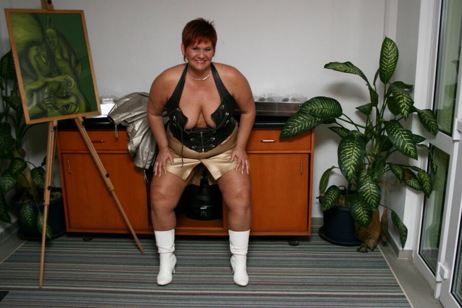 In the hotel lobby