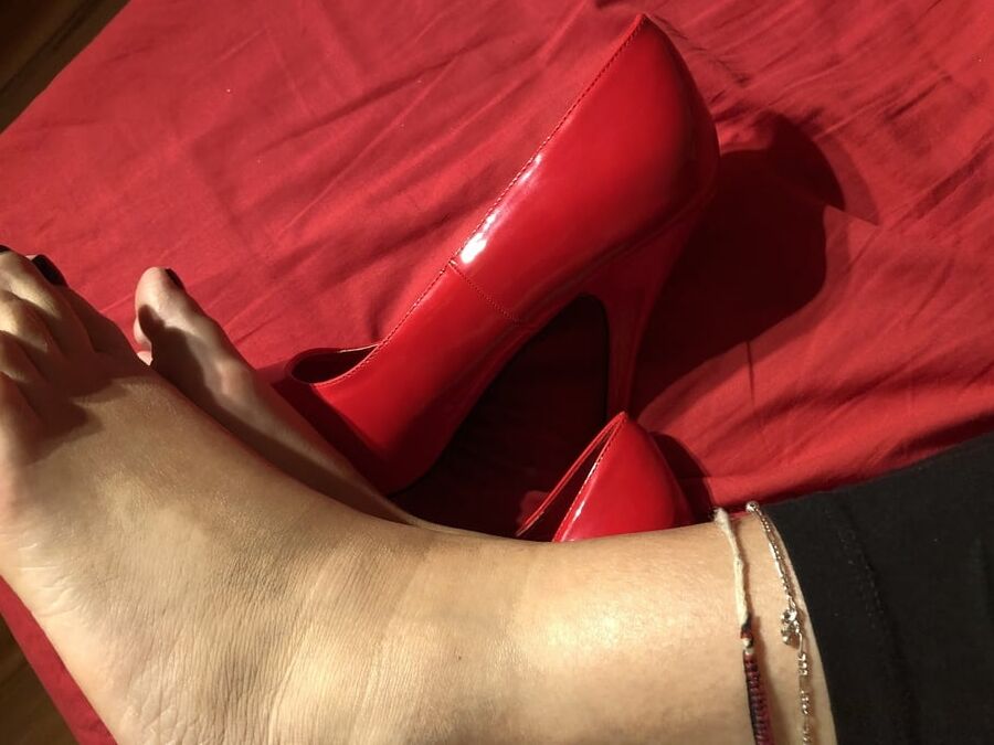 New Red High Heel Pumps