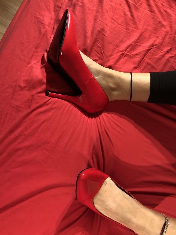 New Red High Heel Pumps