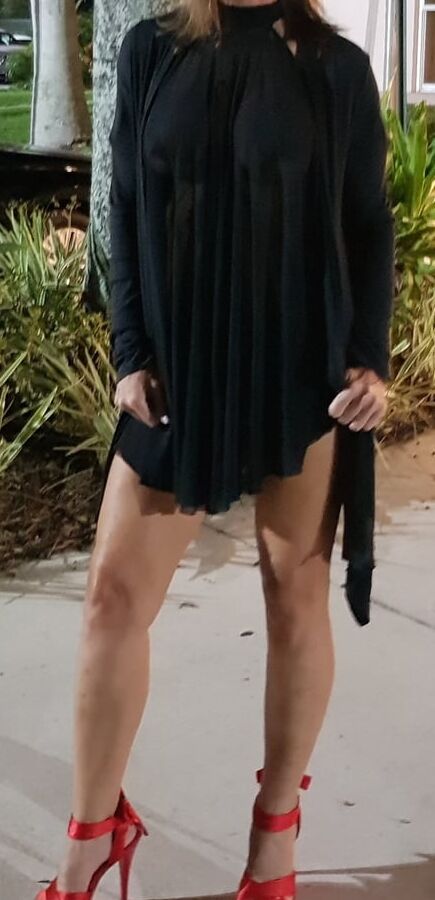 See through clothes in public