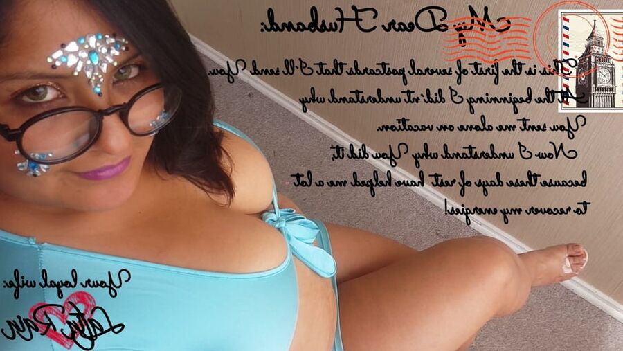 Cheating wife postcards