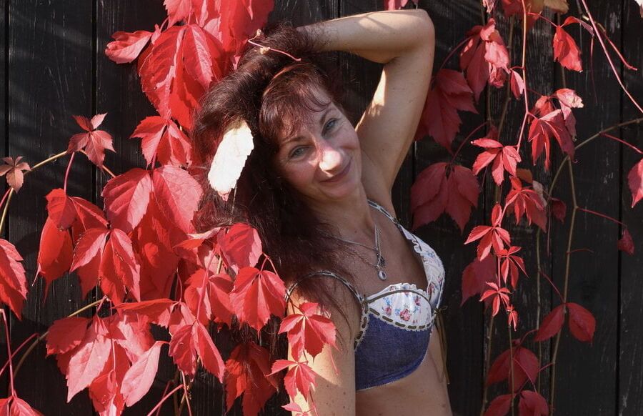 In red leaves