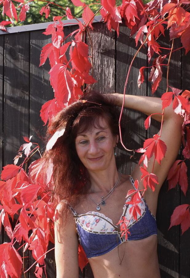 In red leaves