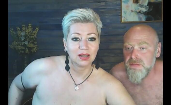 Webcam couple "Addams-Family" - fragments of private shows.