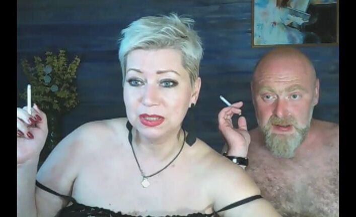 Webcam couple "Addams-Family" - fragments of private shows.