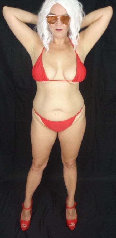 Wife with Natural Tits in Heels