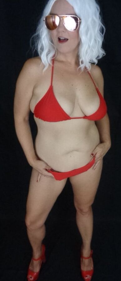 Wife with Natural Tits in Heels