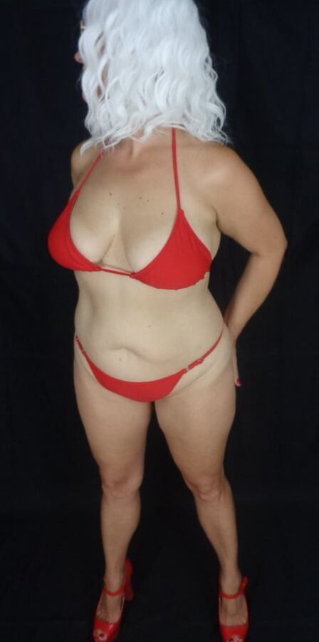 Wife with Natural Tits in Heels