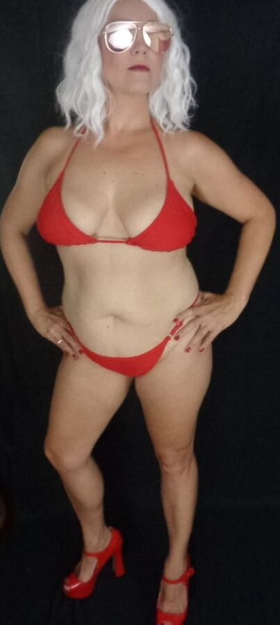 Wife with Natural Tits in Heels