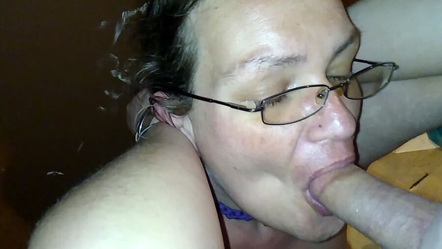 ChubbyGusherGal Sucking Cock