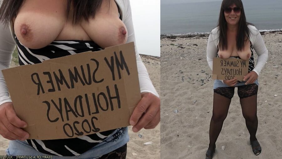 Slutwife Diary July 2020 ... Beach Gangbang