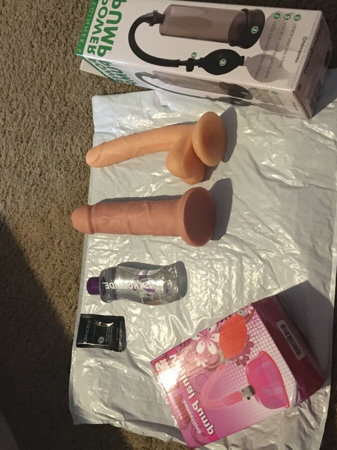 Trying my new toys
