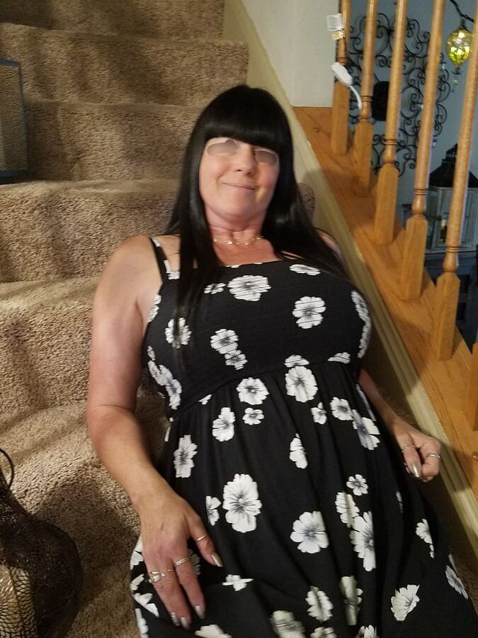 Sitting on the stairs waiting for you.