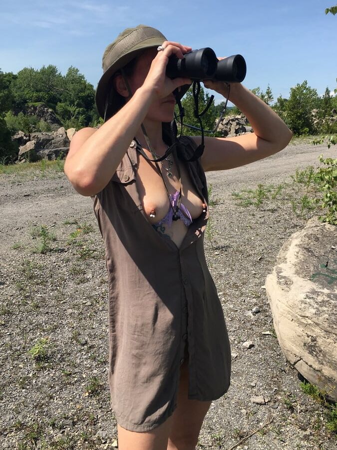 Sexislut our for a hike