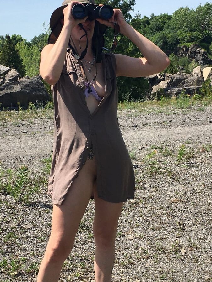 Sexislut our for a hike