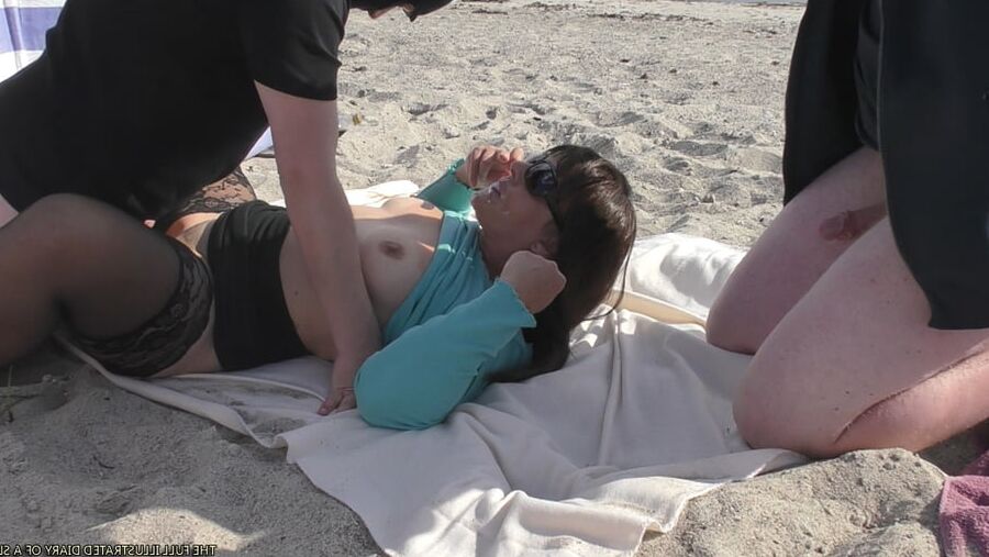 Slutwife Diary June 2020 ... Beach Gangbang