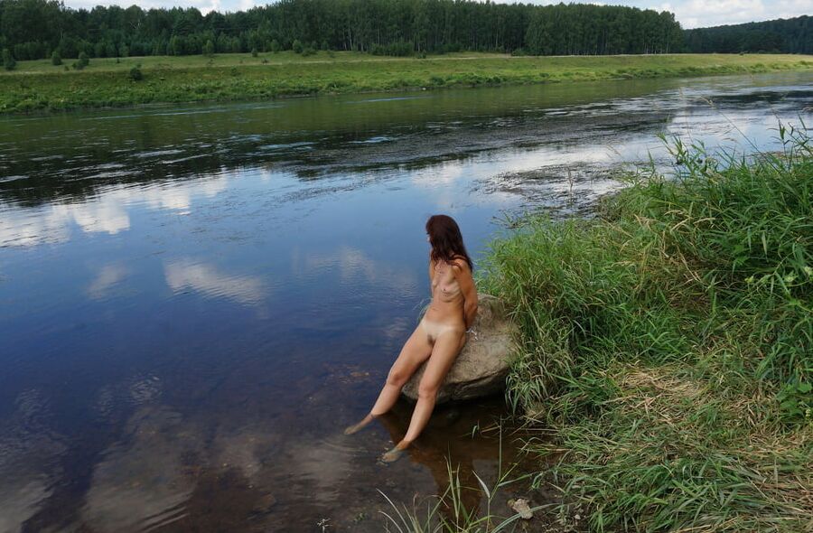 Boulder in Volga-river
