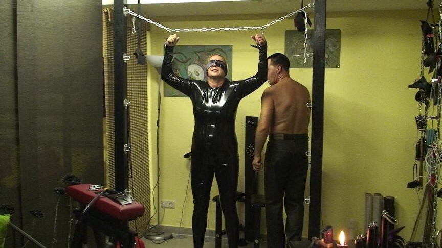 Latex slave girl ...