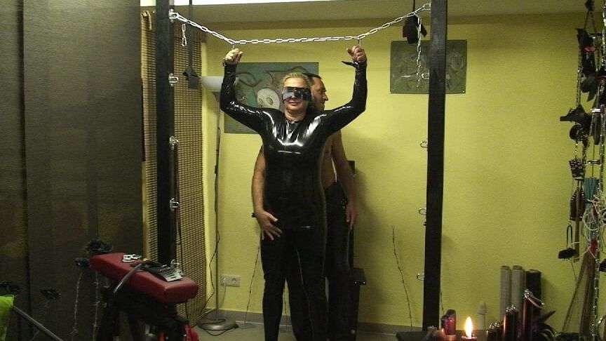 Latex slave girl ...