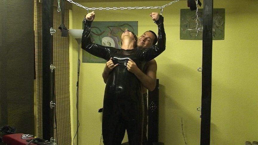 Latex slave girl ...