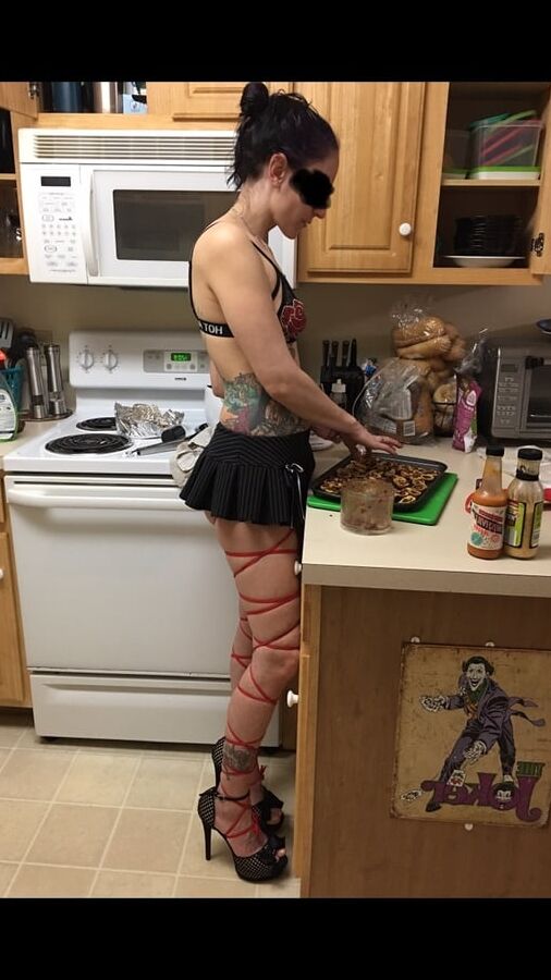 How the wife dresses for company
