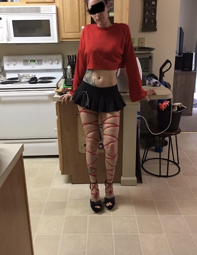 How the wife dresses for company