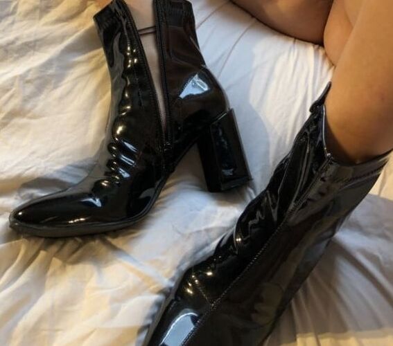 High Heels on Bed