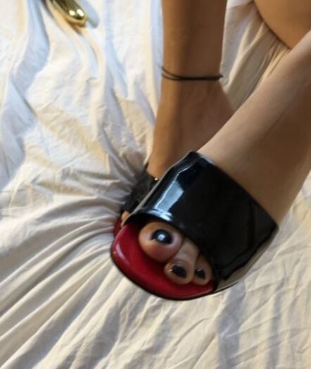 High Heels on Bed