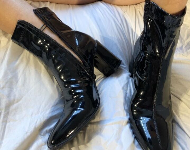 High Heels on Bed