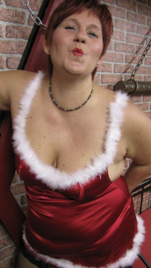Anna in Christmas costume ...