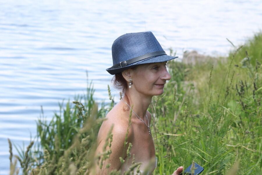 With water lily