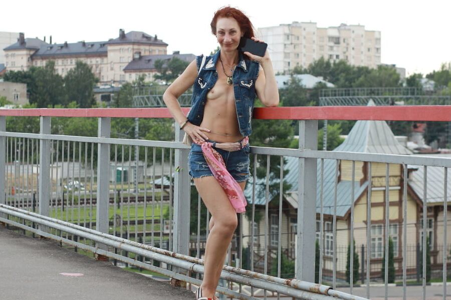 With Cell Phone