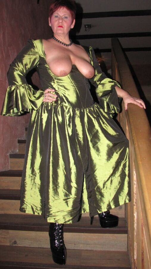In the green, Cupless Dress