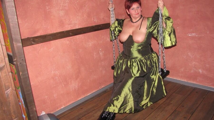 In the green, Cupless Dress