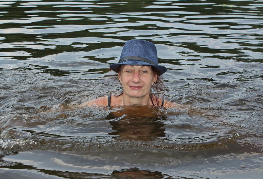 Bathing in Timiryazev-pond