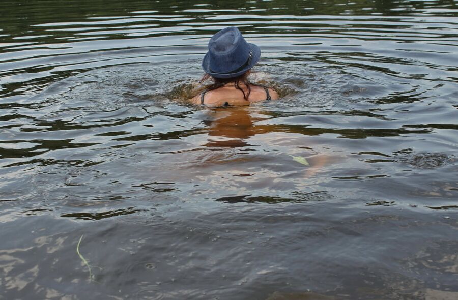 Bathing in Timiryazev-pond
