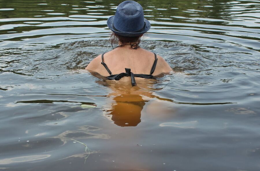 Bathing in Timiryazev-pond