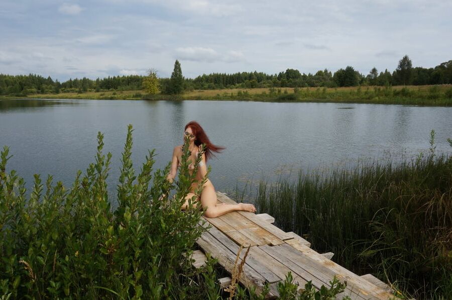 Near the pond