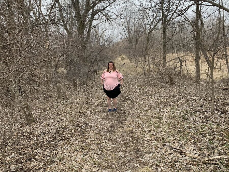 Sexy BBW Outdoor Pussy