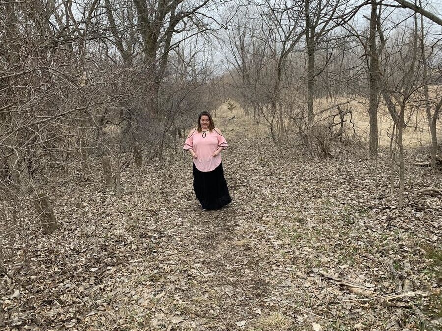 Sexy BBW Outdoor Pussy