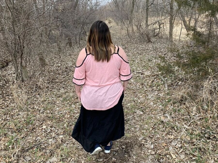 Sexy BBW Outdoor Pussy