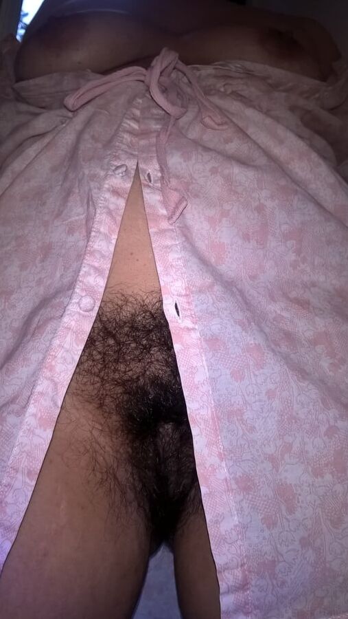 Hairy JoyTwoSex - Pink Nightdress