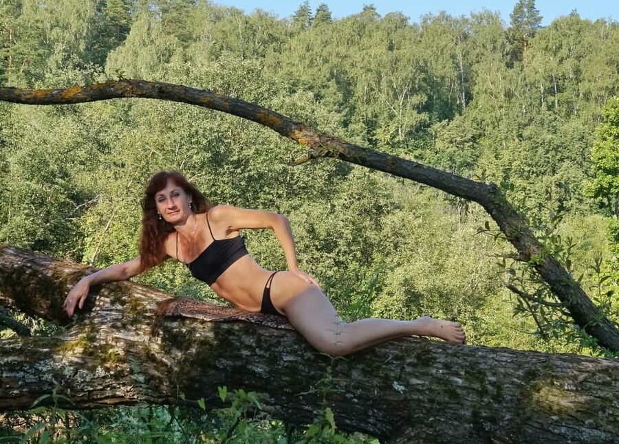 On a log