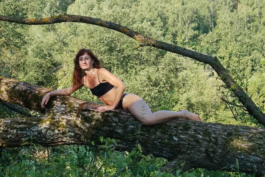 On a log