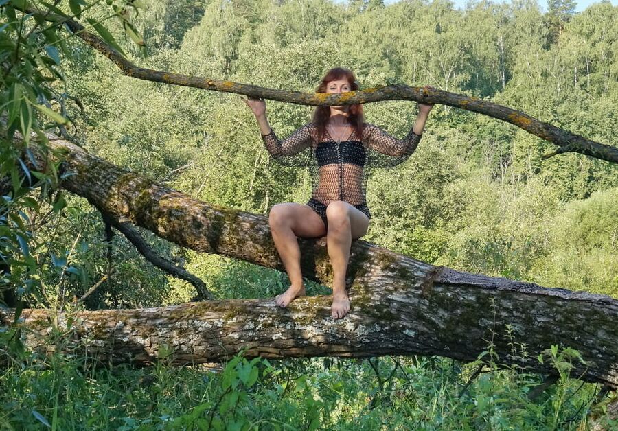 On a log