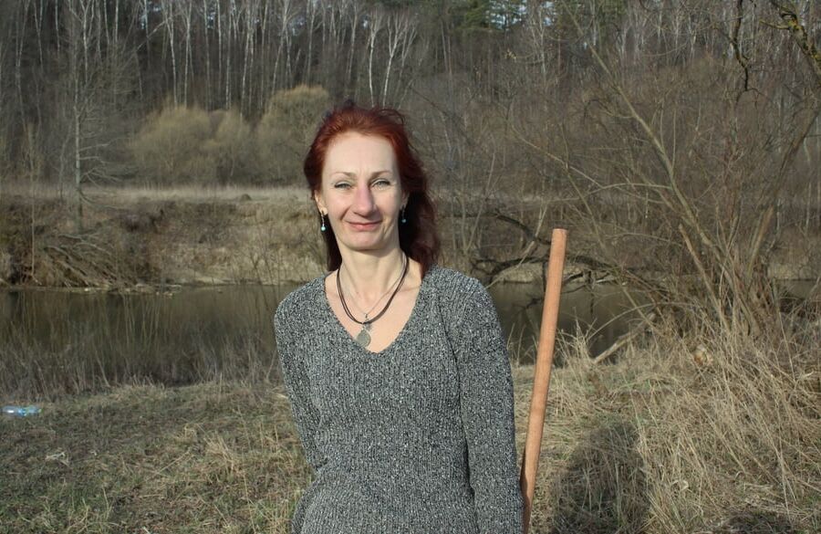 Nude Witch on nature