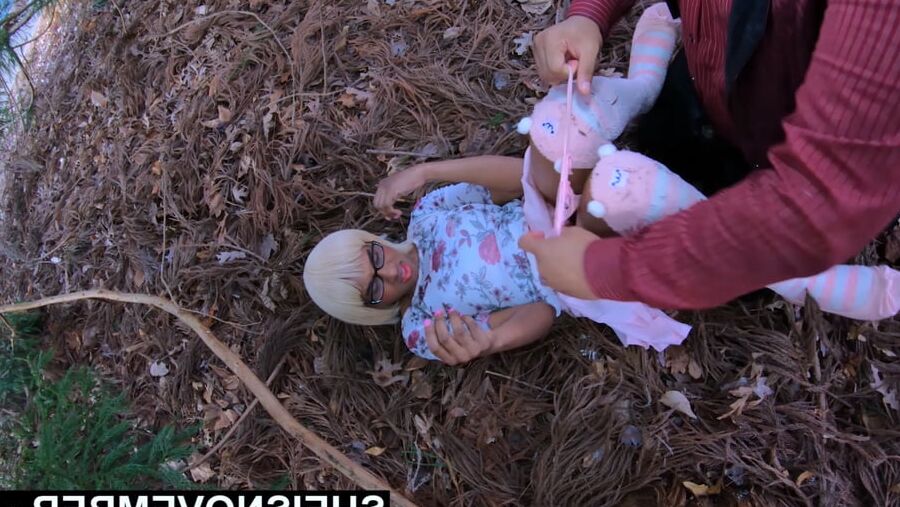 Ripping Off My Slut Wife Daughter Panties N Woods Before Sex